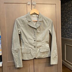 Halogen Gray Striped Jacket